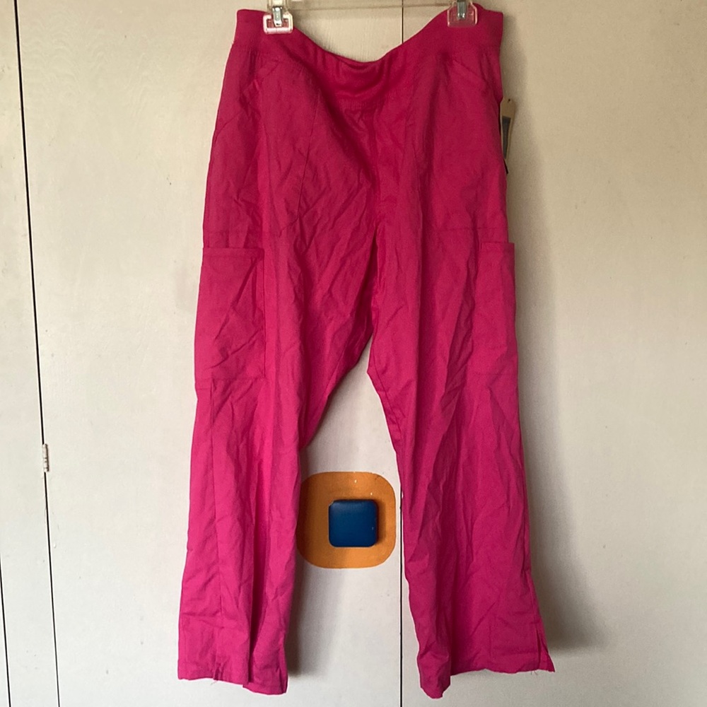 Pink scrub bottoms